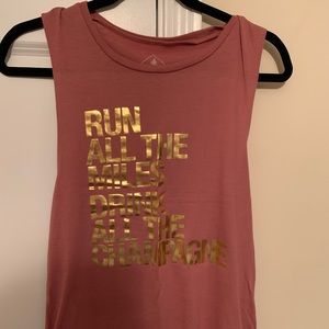 Maroon Sarah Marie Design Tank